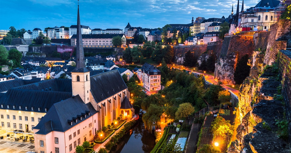 luxemburgo-ao-anoitecer